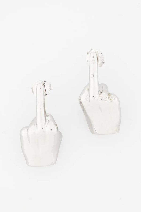 Y/Project Naušnice Y/Project MINI FUCK YOU EARRINGS 640EA014