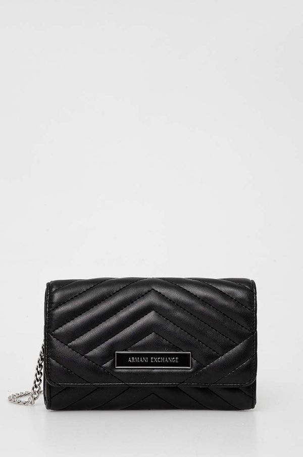 Armani Exchange Novčanik Armani Exchange za žene, boja: crna, 948481 4R742