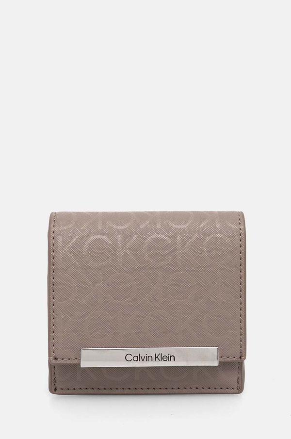 Calvin Klein Novčanik Calvin Klein za žene, boja: siva, K60K612443