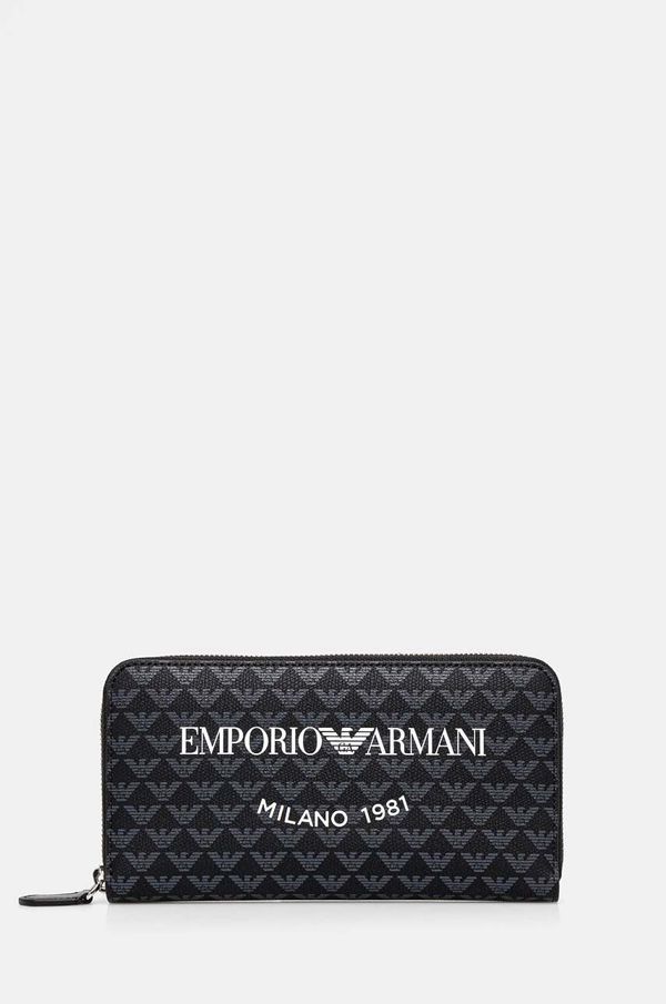 Emporio Armani Novčanik Emporio Armani za žene, boja: crna, Y3H168 YWS0E