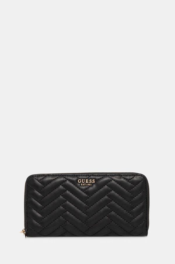 Guess Novčanik Guess ANNING za žene, boja: crna, SWQG95 08146