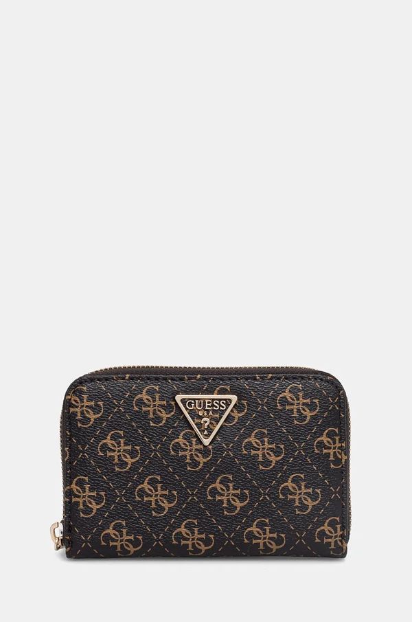 Guess Novčanik Guess ERICA za žene, boja: smeđa, SWQG95 10140