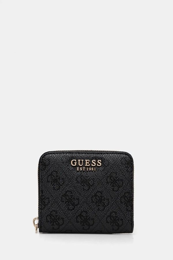 Guess Novčanik Guess LAUREL za žene, boja: crna, SWSG85 00137