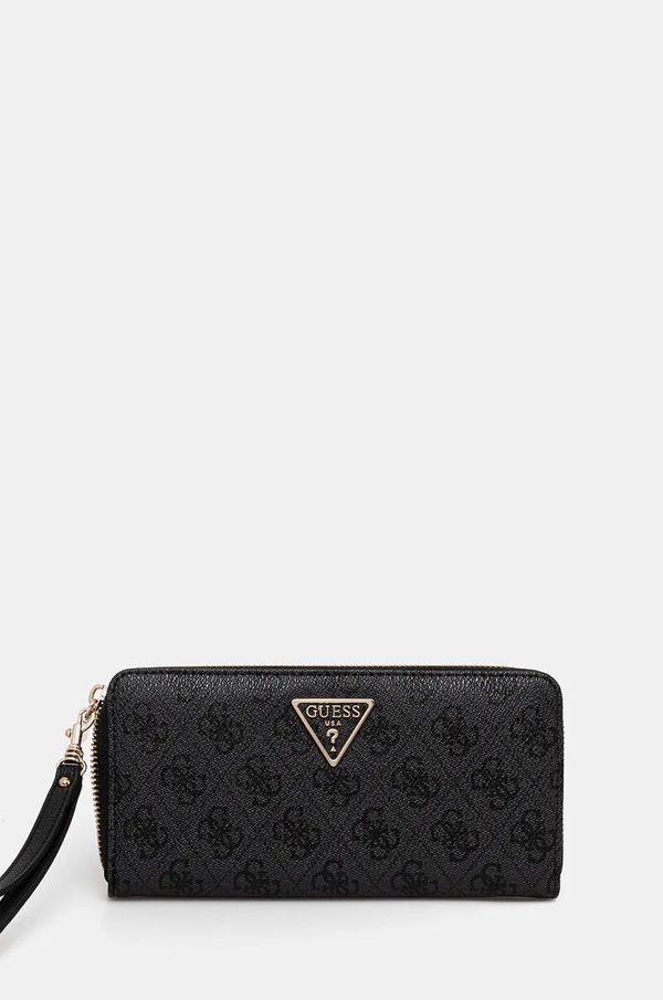 Guess Novčanik Guess LAUREL za žene, boja: crna, SWSG85 00146
