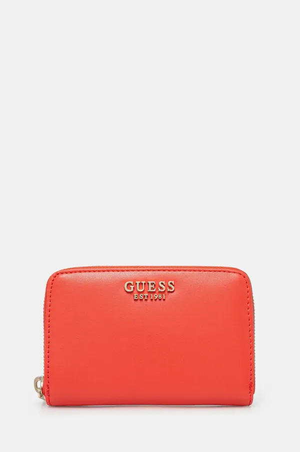 Guess Novčanik Guess LAUREL za žene, boja: narančasta, SWVC85 00140