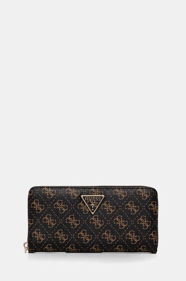 Guess Novčanik Guess LAUREL za žene, boja: smeđa, SWQE85 00146