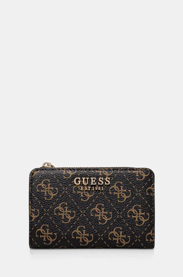 Guess Novčanik Guess LAUREL za žene, boja: smeđa, SWQE85 00156