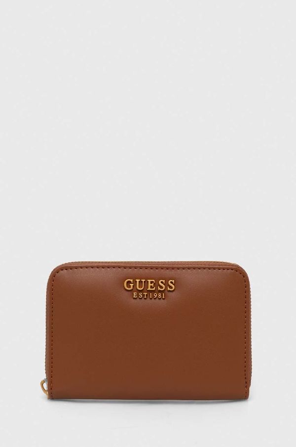 Guess Novčanik Guess LAUREL za žene, boja: smeđa, SWVA85 00400