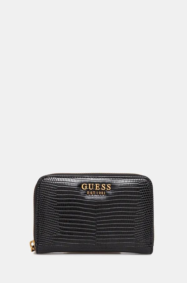 Guess Novčanik Guess SIBEL za žene, boja: crna, SWKB95 06140