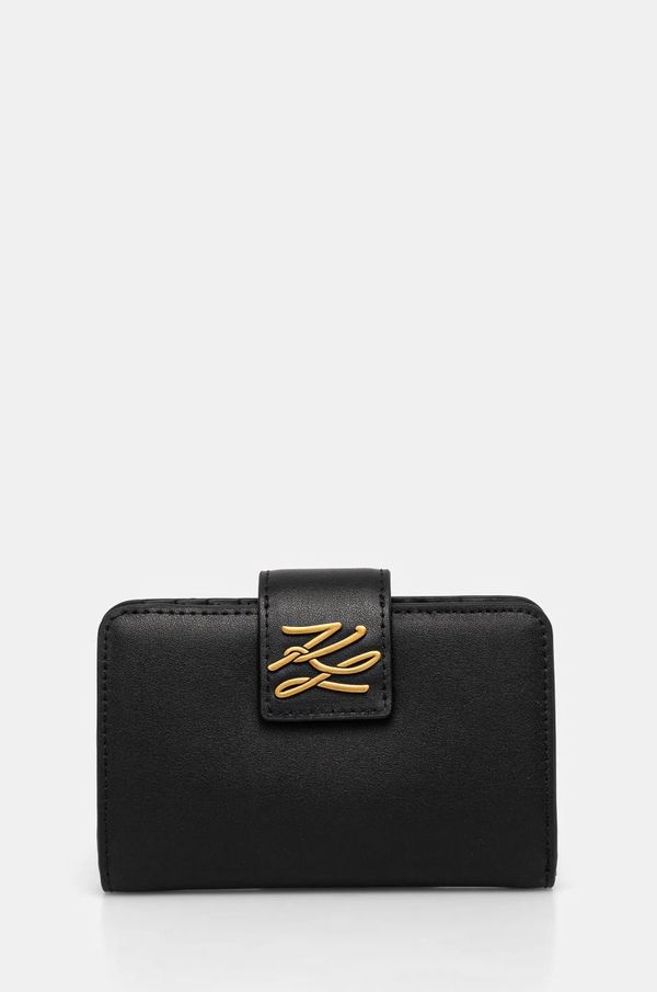 Karl Lagerfeld Novčanik Karl Lagerfeld za žene, boja: crna, A1W32057