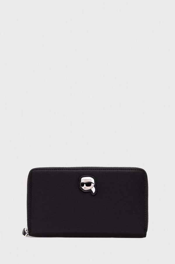 Karl Lagerfeld Novčanik Karl Lagerfeld za žene, boja: crna