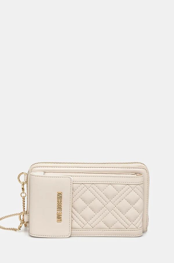 Love Moschino Novčanik Love Moschino za žene, boja: bež, JC5682PP0L