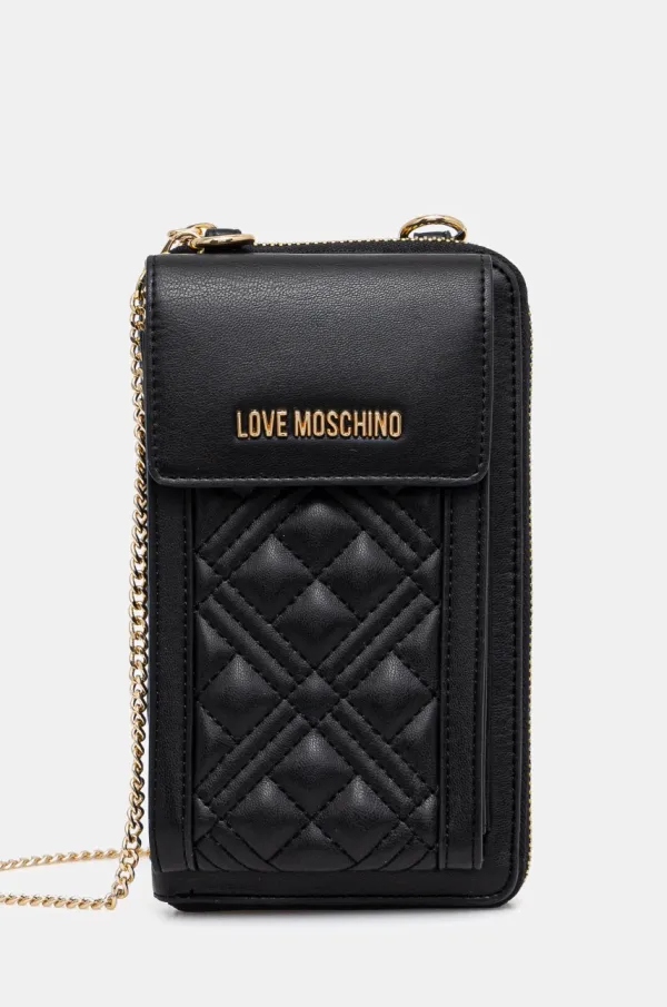 Love Moschino Novčanik Love Moschino za žene, boja: crna, JC5682PP1