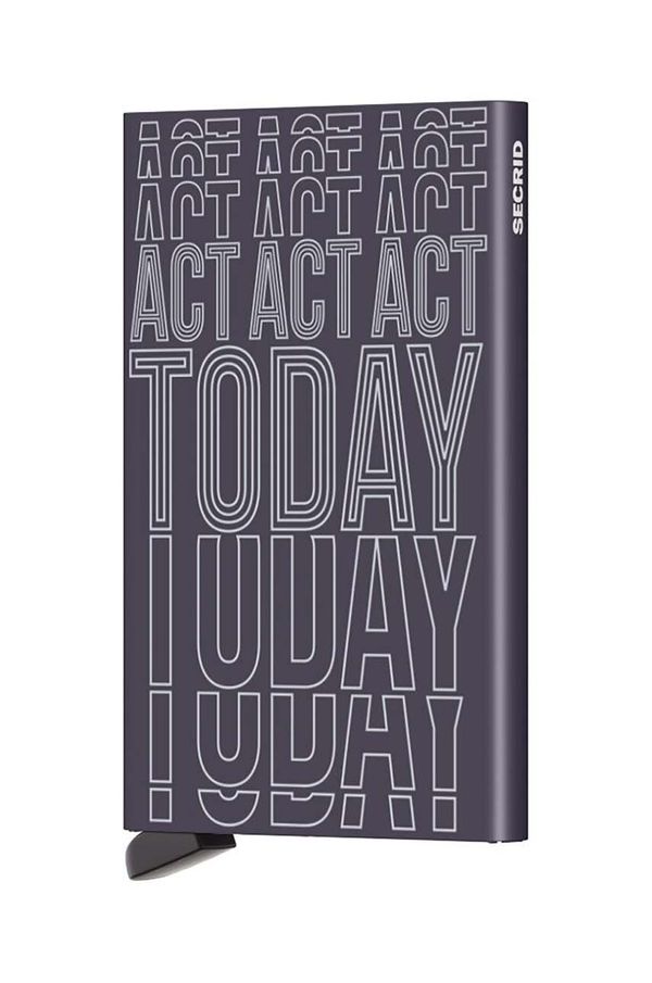 Secrid Novčanik Secrid Laser Dark Purple boja: ljubičasta