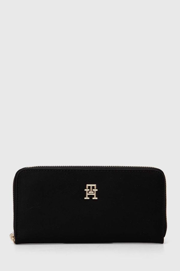 Tommy Hilfiger Novčanik Tommy Hilfiger za žene, boja: crna, AW0AW15642