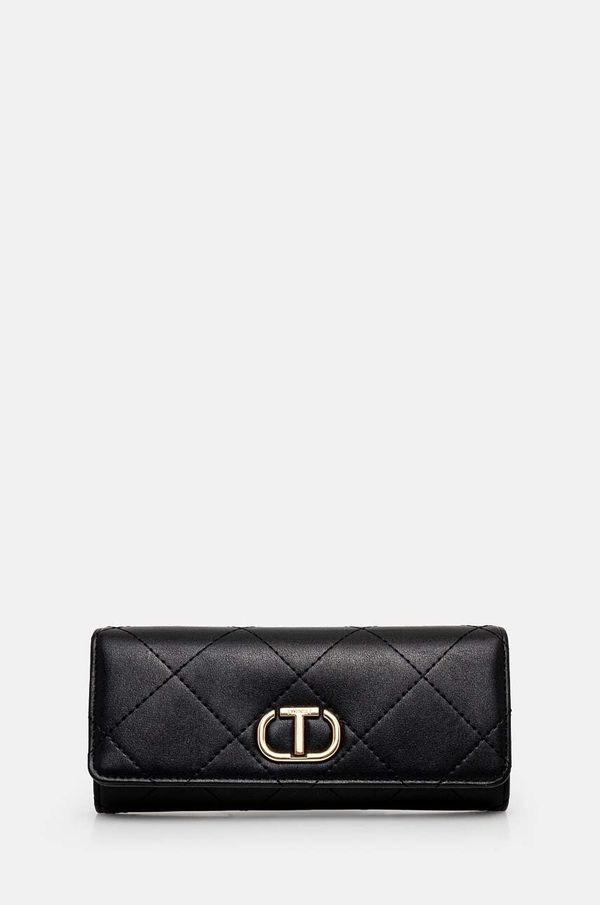 Twinset Novčanik Twinset za žene, boja: crna, 242TB7255