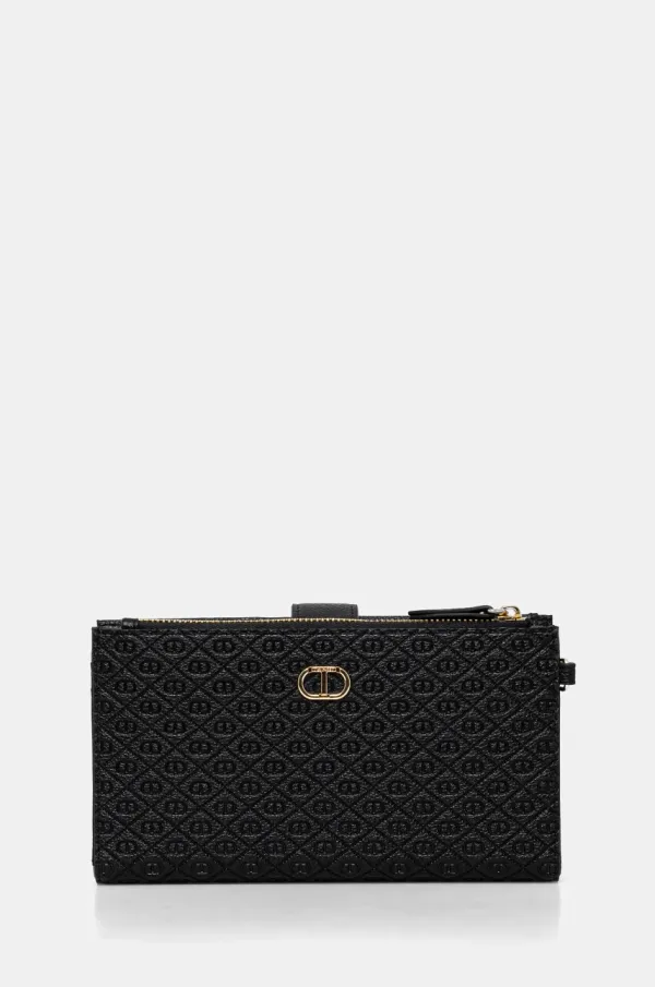 Twinset Novčanik Twinset za žene, boja: crna, 251TH7036