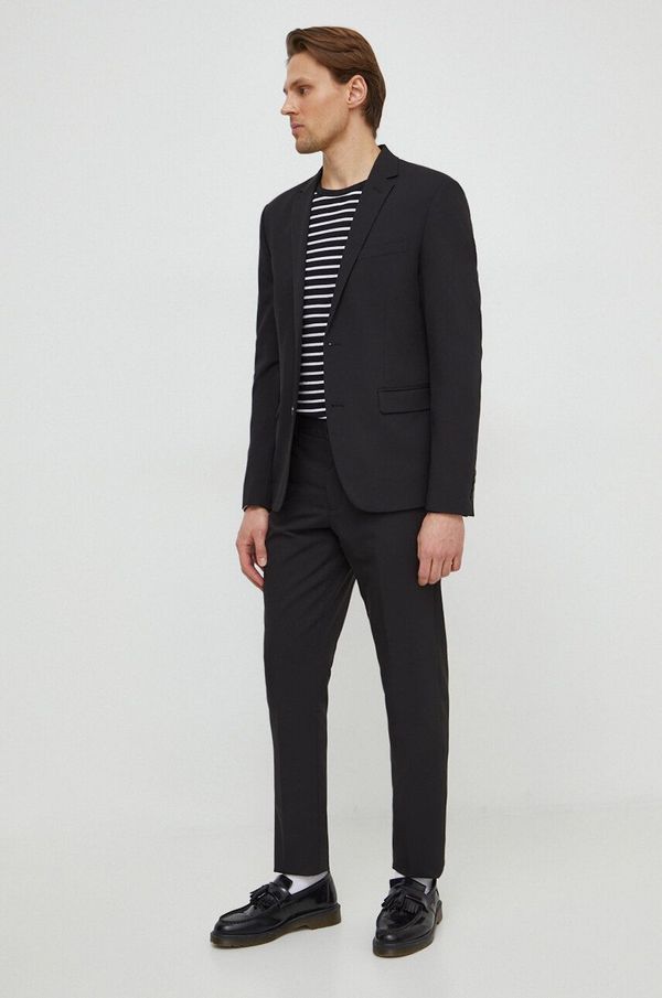 Lindbergh Odijelo Lindbergh za muškarce, boja: crna, bez uzorka