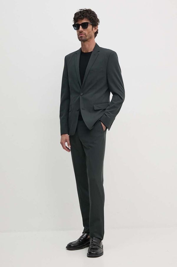 Lindbergh Odijelo Lindbergh za muškarce, boja: zelena, bez uzorka, 30-606900