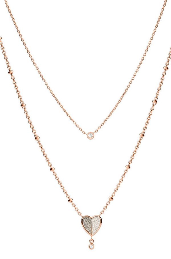 Fossil Ogrlica Fossil boja: zlatna