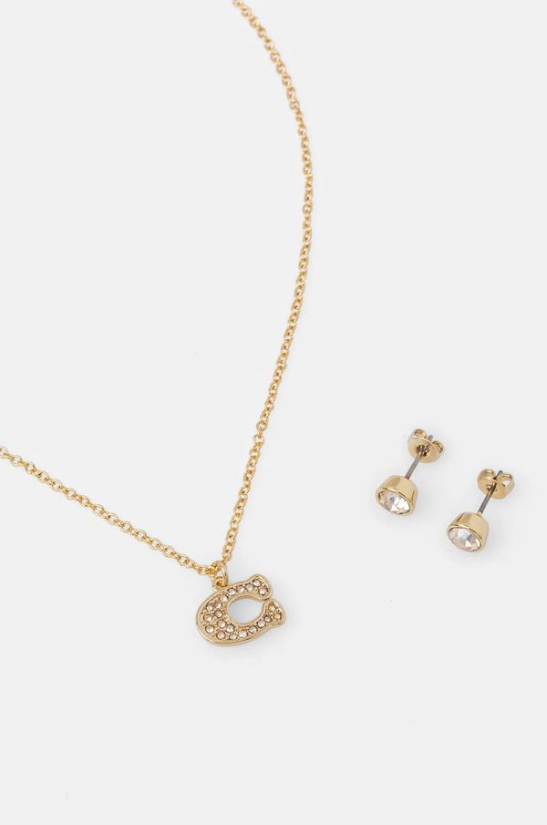 Coach Ogrlica i naušnice Coach 493517GLD110