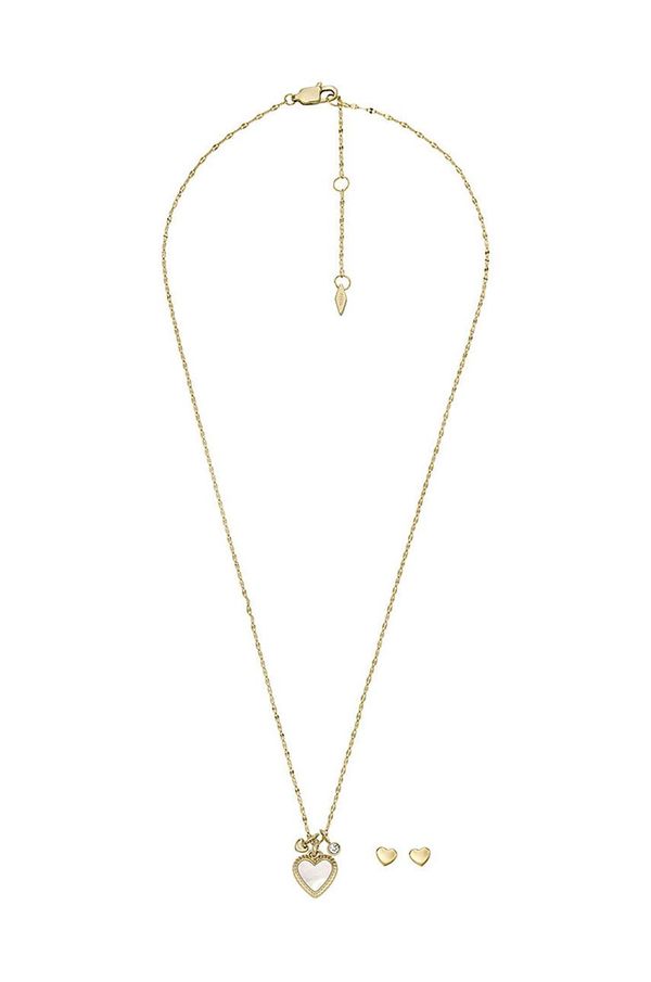 Fossil Ogrlica i naušnice Fossil