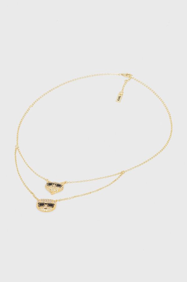 Karl Lagerfeld Ogrlica Karl Lagerfeld boja: zlatna