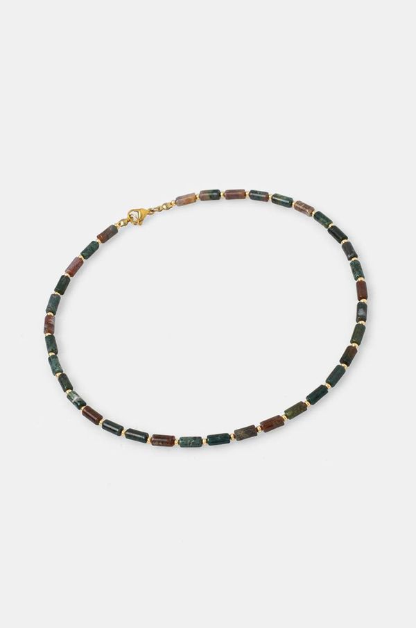 Answear Lab Ogrlica od ahata, ručni rad Answear Lab