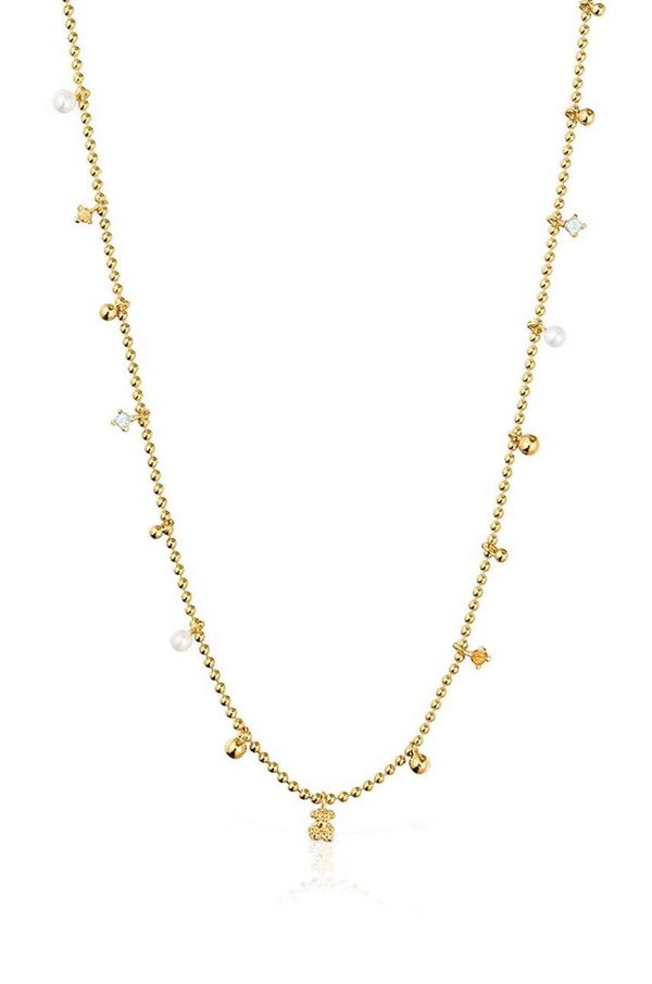 Tous Ogrlica od pozlaćenog srebra Tous 1004099300