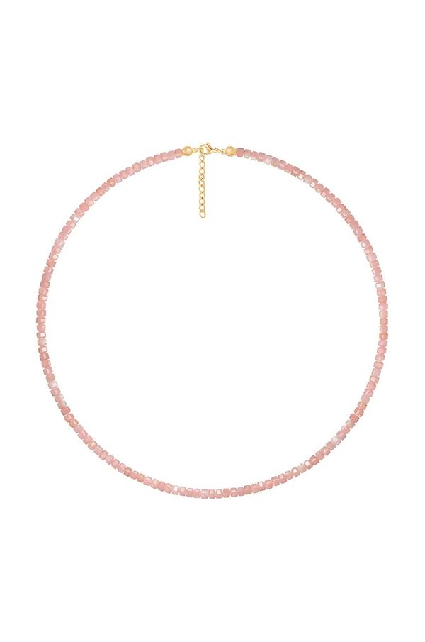 Lilou Ogrlica s prirodnim kamenjem Lilou 216/400/LAN/OPA/PO