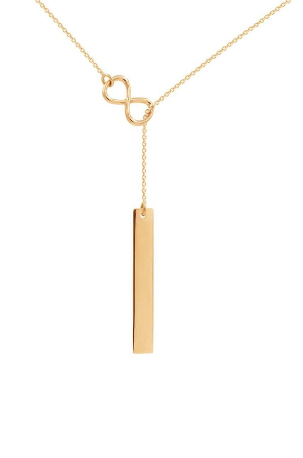 Lilou Ogrlica sa znakom beskonačnosti Lilou 32/10/BLA/LAN