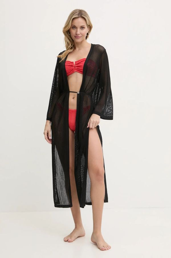 Calvin Klein Ogrtač za plažu Calvin Klein boja: crna, KW0KW02743