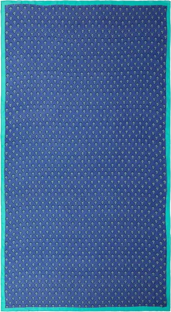 Olivier Desforges Olivier Desforges pareo od pamuka CAPBRUN Outremer 100 x 80 cm