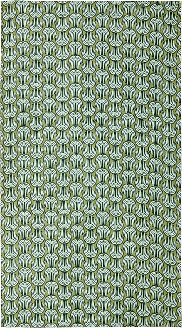 Olivier Desforges Olivier Desforges pareo od pamuka HYERES Absinthe 100 x 80 cm