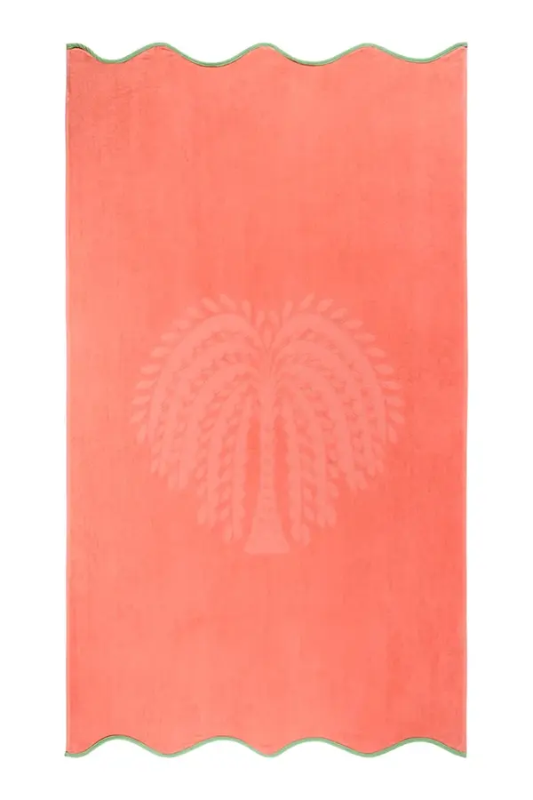 Olivier Desforges Olivier Desforges tekstilni ručnik za plažu HYERES koraljni 100 x 170 cm