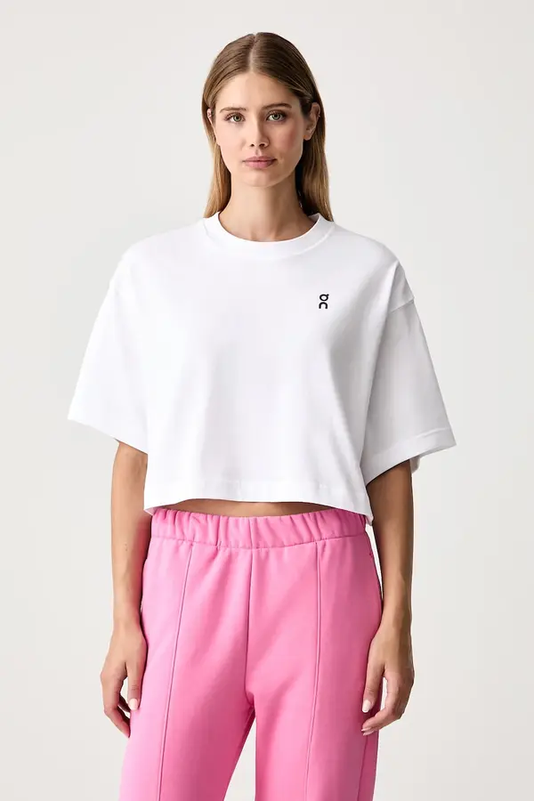 On On crop top za žene od pamuka Club Boxy