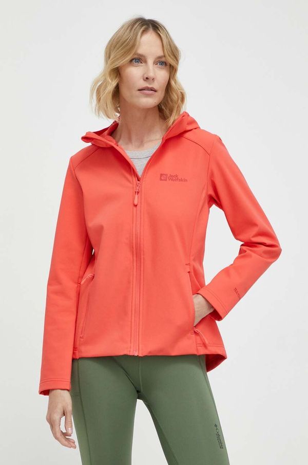 Jack Wolfskin Outdoor jakna Jack Wolfskin Bornberg Hoody boja: crvena