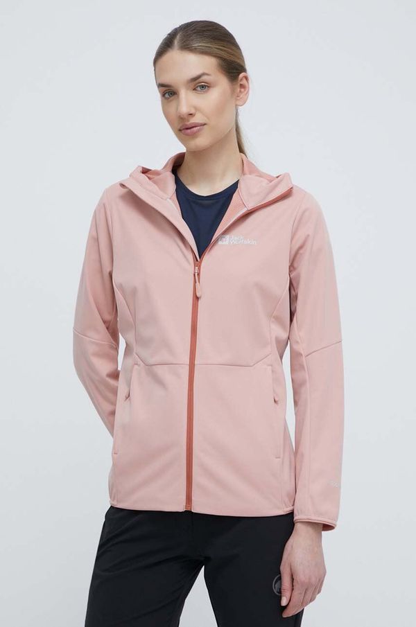 Jack Wolfskin Outdoor jakna Jack Wolfskin Feldberg Hoody boja: ružičasta, 1306863