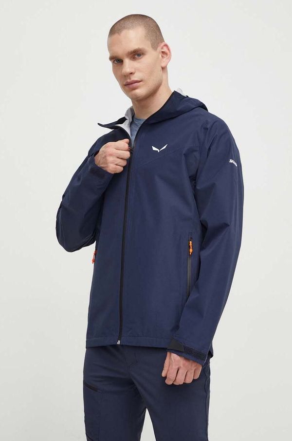 Salewa Outdoor jakna Salewa Puez Aqua 4 PTX 2.5L boja: tamno plava, 00-0000028615