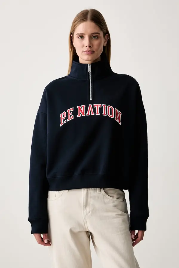 P.E Nation P.E Nation dukserica za žene s pamukom
