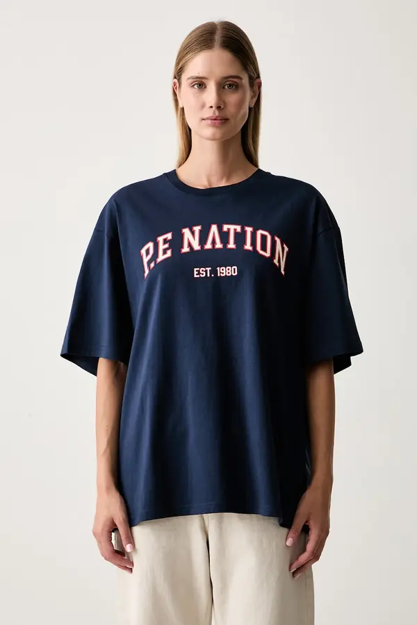 P.E Nation P.E Nation majica za žene od pamuka