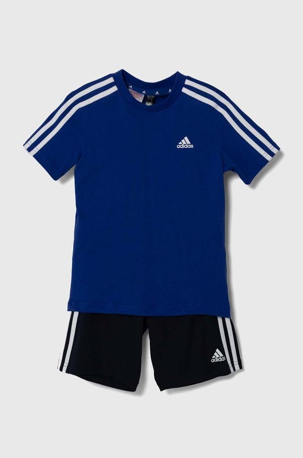 adidas Pamučna dječja trenirka adidas LK 3S CO T SET IJ6358