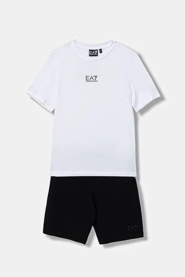 EA7 Emporio Armani Pamučna dječja trenirka EA7 Emporio Armani