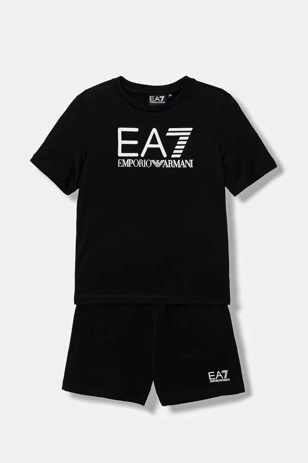 EA7 Emporio Armani Pamučna dječja trenirka EA7 Emporio Armani