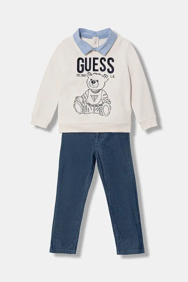 Guess Pamučna dječja trenirka Guess 2-pack