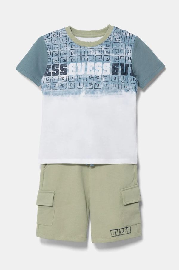 Guess Pamučna dječja trenirka Guess boja: bijela, N5RG07 K8HM4