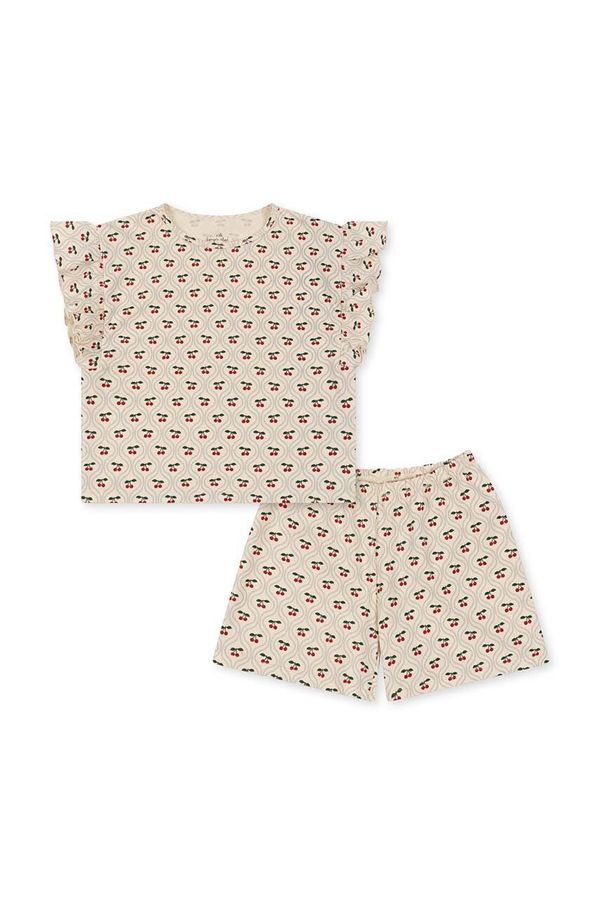 Konges Sløjd Pamučna dječja trenirka Konges Sløjd boja: ružičasta