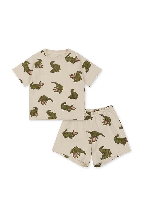 Konges Sløjd Pamučna dječja trenirka Konges Sløjd boja: zelena