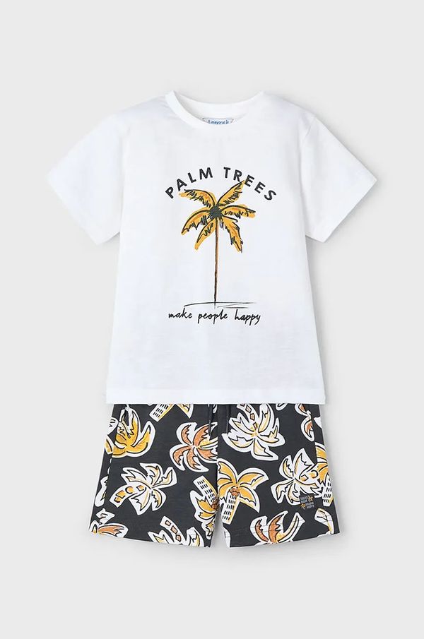 Mayoral Pamučna dječja trenirka Mayoral boja: crna, 3604