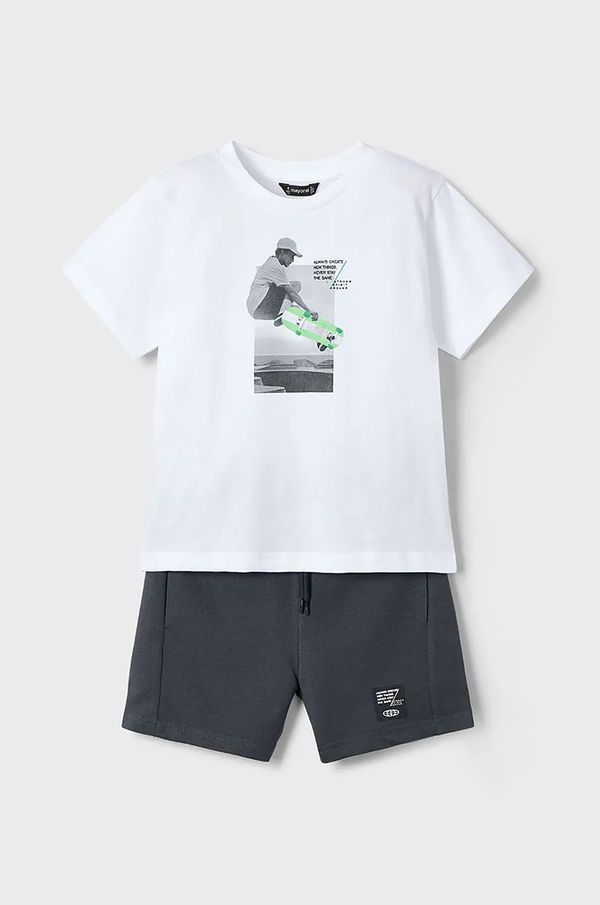 Mayoral Pamučna dječja trenirka Mayoral boja: crna, 3607